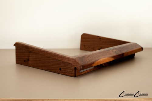 Stationary Wood Stand Desktop - Akai MPC2000XL - Polished Walnut