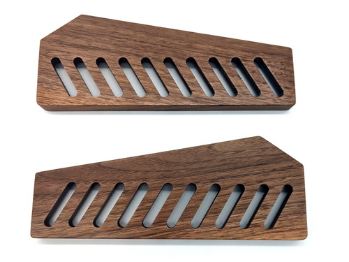Wood Side Panel Tilt Stand - Akai MPC Live II MK2 - Walnut Portable