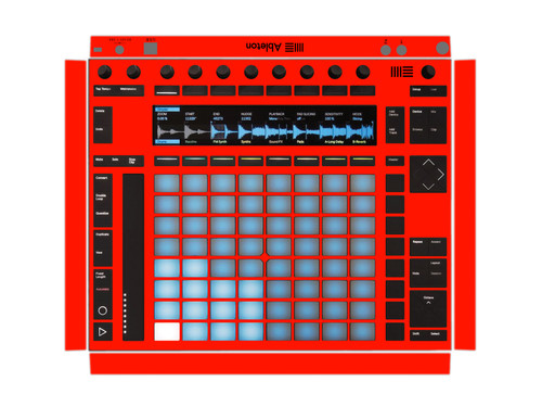 Ableton Push 2 Faceplate Casing Skin - Black / White / Red / Camo