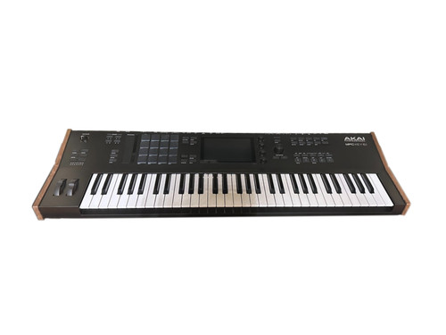 WOOD SIDE PANELS FOR AKAI MPC KEY 61 - POLISHED WALNUT