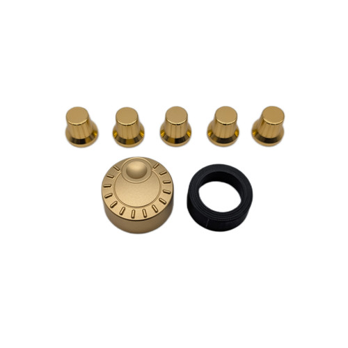 BILLET ALUMINUM Jog and Knob Set Silver / Gold / Red / Gunmetal