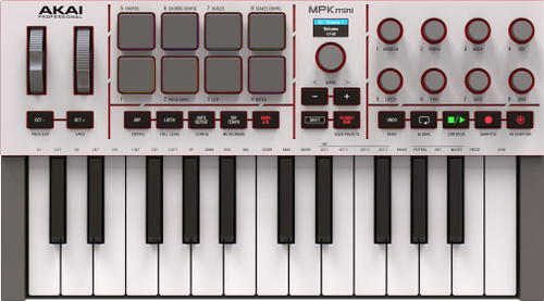 Akai MPK Mini IV USB-C MIDI Keyboard Controller, 25-Key