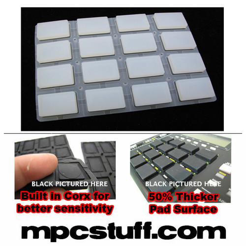 Akai MPC 1000 / MPK Extra Sensitive Thick Fat Pad Set ( Clear ) Akai MPC 1000 / MPK Extra Sensitive Thick Fat Pad Set ( Clear )