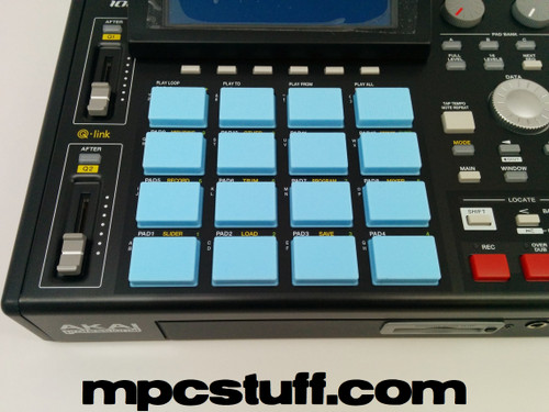 Akai MPC 1000 Extra Sensitive Thick Fat Pad Set ( Light Carolina Blue )