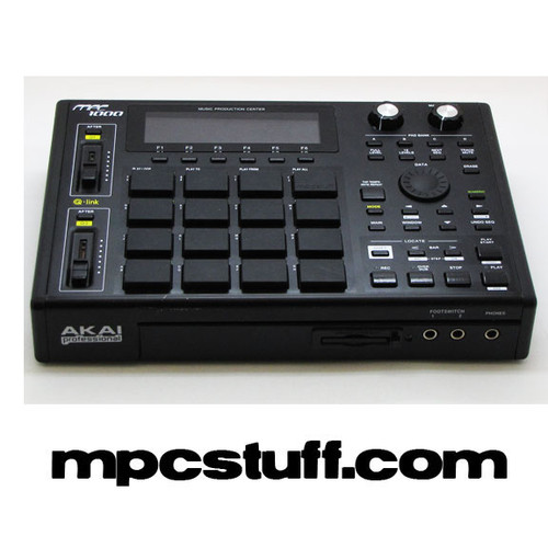 Akai MPC 1000 - All Black Edition - MPCstuff Refurb - Maxed Out