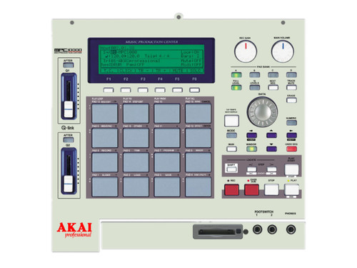 Akai MPC 1000 Classic 2000 / XL Style Faceplate Skin ( Cream Color ) Akai MPC 1000 Classic 2000 / XL Style Faceplate Skin ( Cream Color )