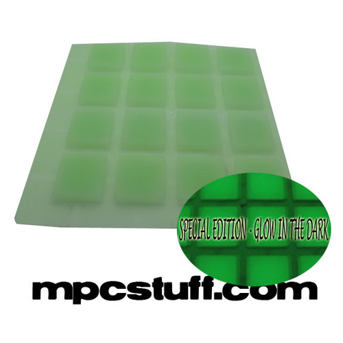 Akai MPC / MPD Glow in the Dark Thick Fat Pad Set - 1 Akai MPC / MPD Glow in the Dark Thick Fat Pad Set - 1