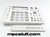 MPC 1000 All White Metal Casing Complete Kit - TOP FRONT MPC 1000 All White Metal Casing Complete Kit - TOP FRONT