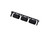 Button, Small Rectangle, Black, 3-Key - 1A206010346-A