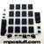 Rubber Button / Pad Set (All Buttons on Unit) - AKAI MPC Fly / Element