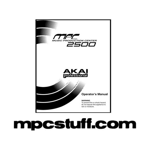 Akai MPC 2500 Owners Manual