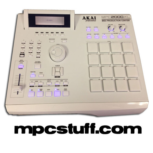 Akai MPC 2000XL - ALL WHITE - CUSTOM + Upgrades