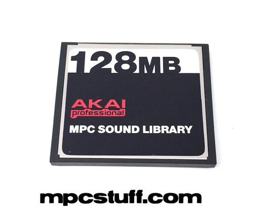 Akai MPC Original Compact Flash Card w/ Akai Sound Library 