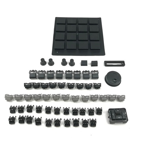 Full Black Out Button Knob Kit - Akai MPC2500