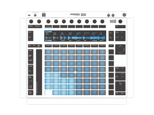 Ableton Push 2 Faceplate Casing Skin - Black / White / Red / Camo 