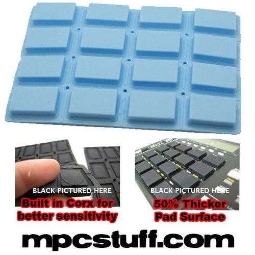 Akai MPC 1000 Extra Sensitive Thick Fat Pad Set ( Light Carolina
