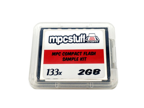 Akai MPC Compact Flash 2GB Memory Card - Preloaded with Samples