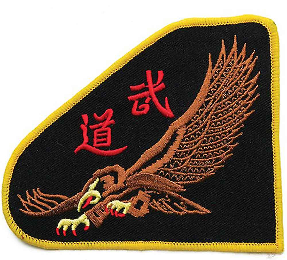 Golden Dragon Transfer Kung Fu Patch – Heat Seal Embroidered Medieval Style Patch By NagaPatches