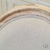 Close-up of the backrest curve, demonstrating the chair’s ergonomic design for comfort