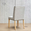 Rear view of the Lumley Dining Chair, displaying the fine craftsmanship and detailing on the backrest.