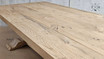 "Image showing the surface of the Charlested Oak Dining Table, demonstrating the quality of the oak finish