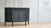 Diagonal front perspective of the Louis Buffet for a dynamic look.