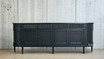 Long front view of the Louis Sideboard showcasing its elegant design and modern finish