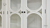 Close-up of the glass panels, showing the clarity and quality of the material.