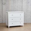 Side view of the Brynmore Chest highlighting the sleek design and smooth surfaces.
