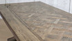Image showing the smooth texture and detailed finish of the Bedford Oak Dining Table’s top surface