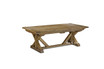 Hamilton Extendable Oak Dining Table in closed position.