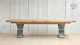 Maximize space with Quinn's stylishly extendable dining table, featuring a unique metal base.