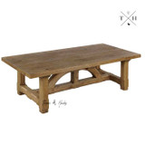 Side view of the Trailbridge Canyon table, displaying the high-quality craftsmanship and durable build