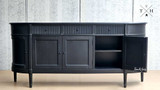 Full view of an open door in the Louis Buffet, illustrating its capacity and functionality.