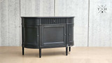 Diagonal front perspective of the Louis Buffet for a dynamic look.