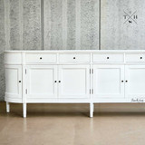 Image capturing the symmetrical design of the Louis Buffet’s front, emphasising elegance