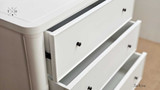 Angled top-down view of the Brynmore Chest highlighting the top surface and drawer layout.
