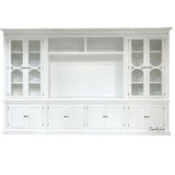 Front View - A comprehensive front shot capturing the entire wall unit in perspective, showcasing its grandeur and detailed craftsmanship in one image.