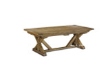 Hamilton Extendable Oak Dining Table in closed position.