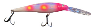 Wiggle Minnow 9 UV Pink Nose Wiggle Minnow 9 UV Pink Nose