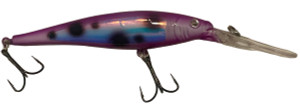 Wiggle Minnow 9 UV Purple Frog Wiggle Minnow 9 UV Purple Frog