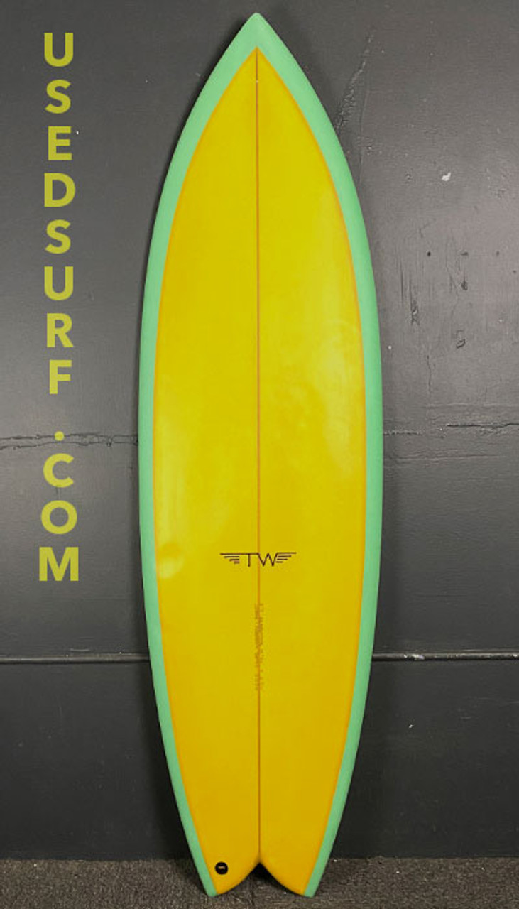 5'7" Tyler Warren "Prosecutor" Used Surfboard #