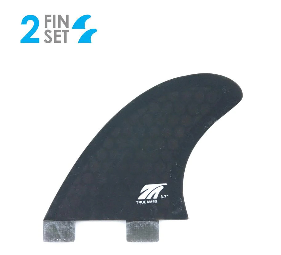 True Ames 3.7” Side Bites Hexcore Twin Tab - USEDSURF