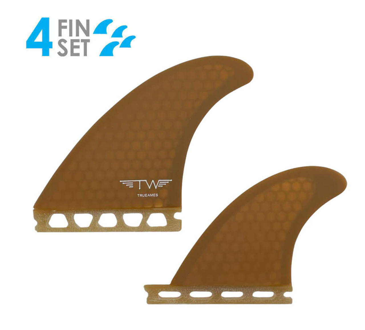 美品　TRUE AMES TYLER WARREN QUAD フィンセット Tyler Warren Quad Fins by True Ames fins - Shop Now – The