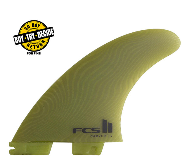 FCS 2 Carver Eco Neo Glass Tri-Fin Set Sage L main image 0