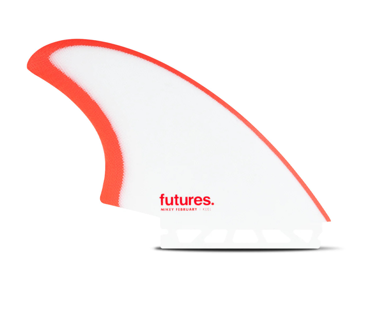 Futures Mikey February FG Keel - Red/Grey - USEDSURF