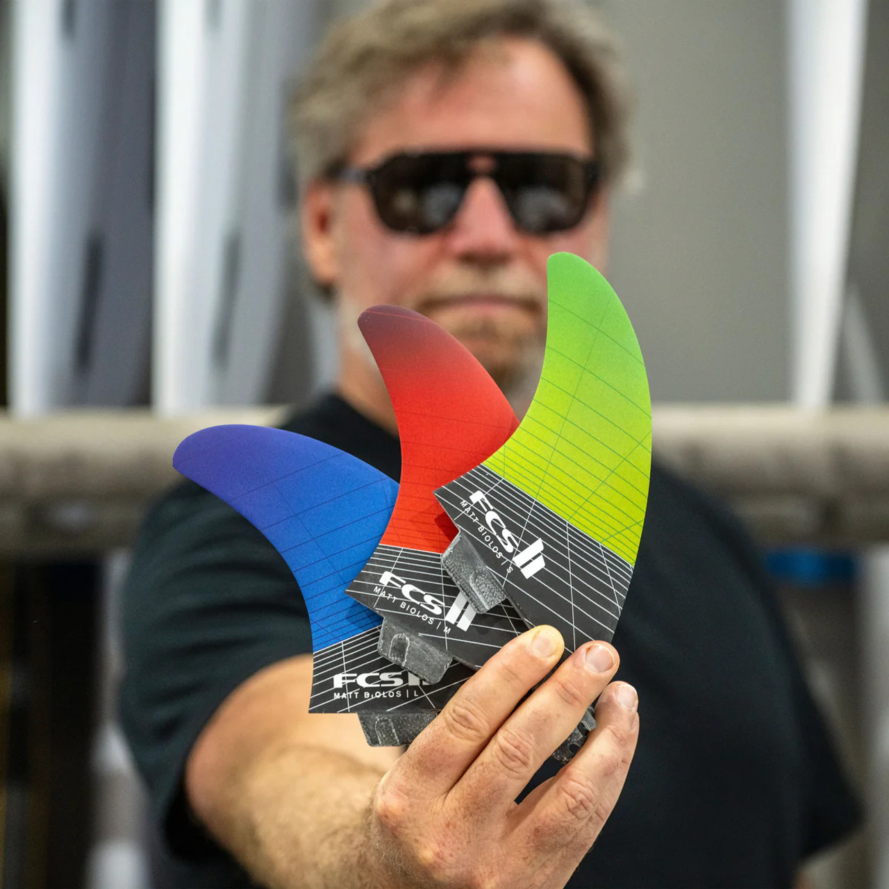 美品FCS II MB large FCS II Matt Biolis MB 2025 Tri Fins - USEDSURF