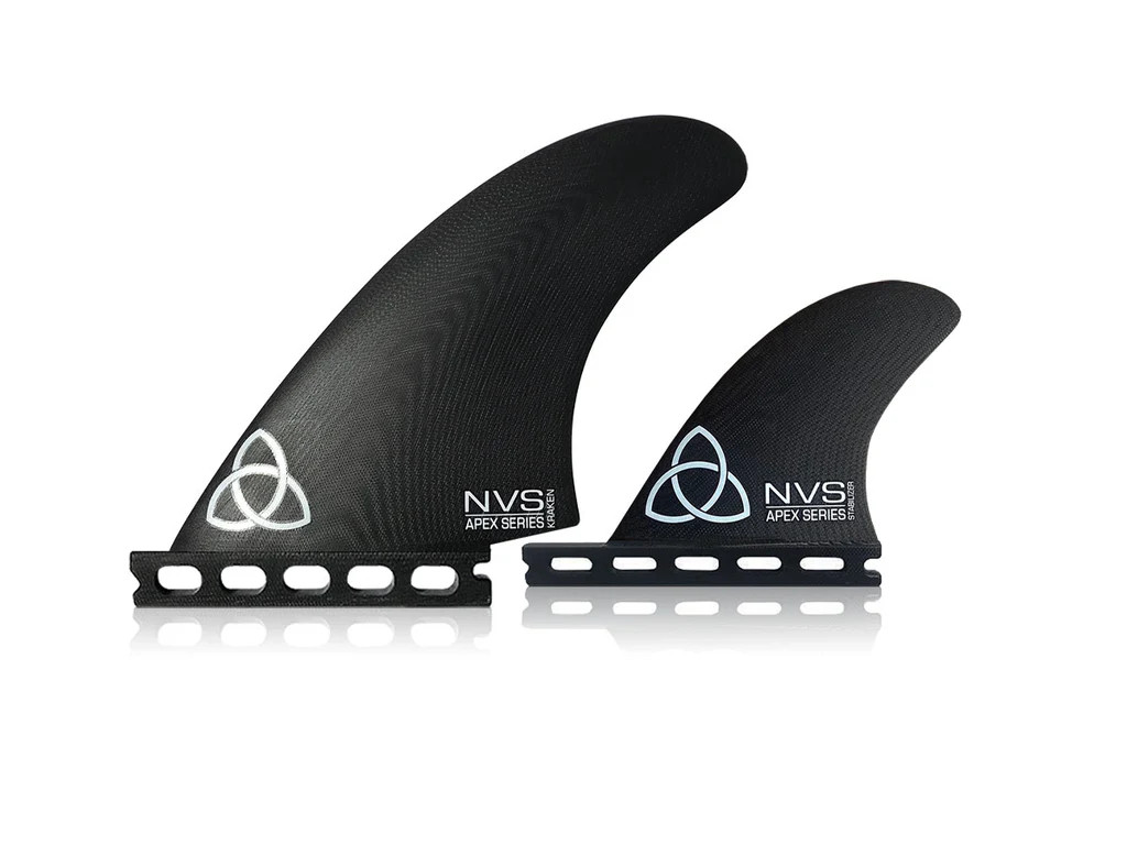AZ SURFBORAD ツイン　クワッドフィンsystem Naked Viking Surf Convertable Kraken Twin Fin + Stabilizer - USEDSURF