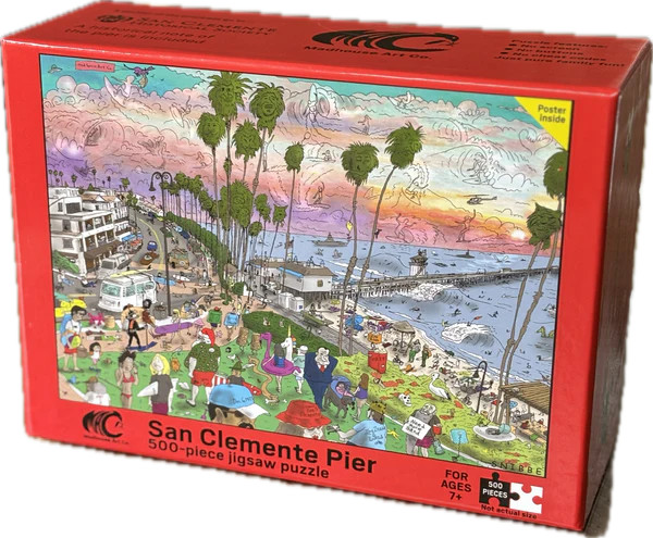 San Clemente Pier - 500 Piece Jigsaw Puzzle Madhouse Co. - USEDSURF