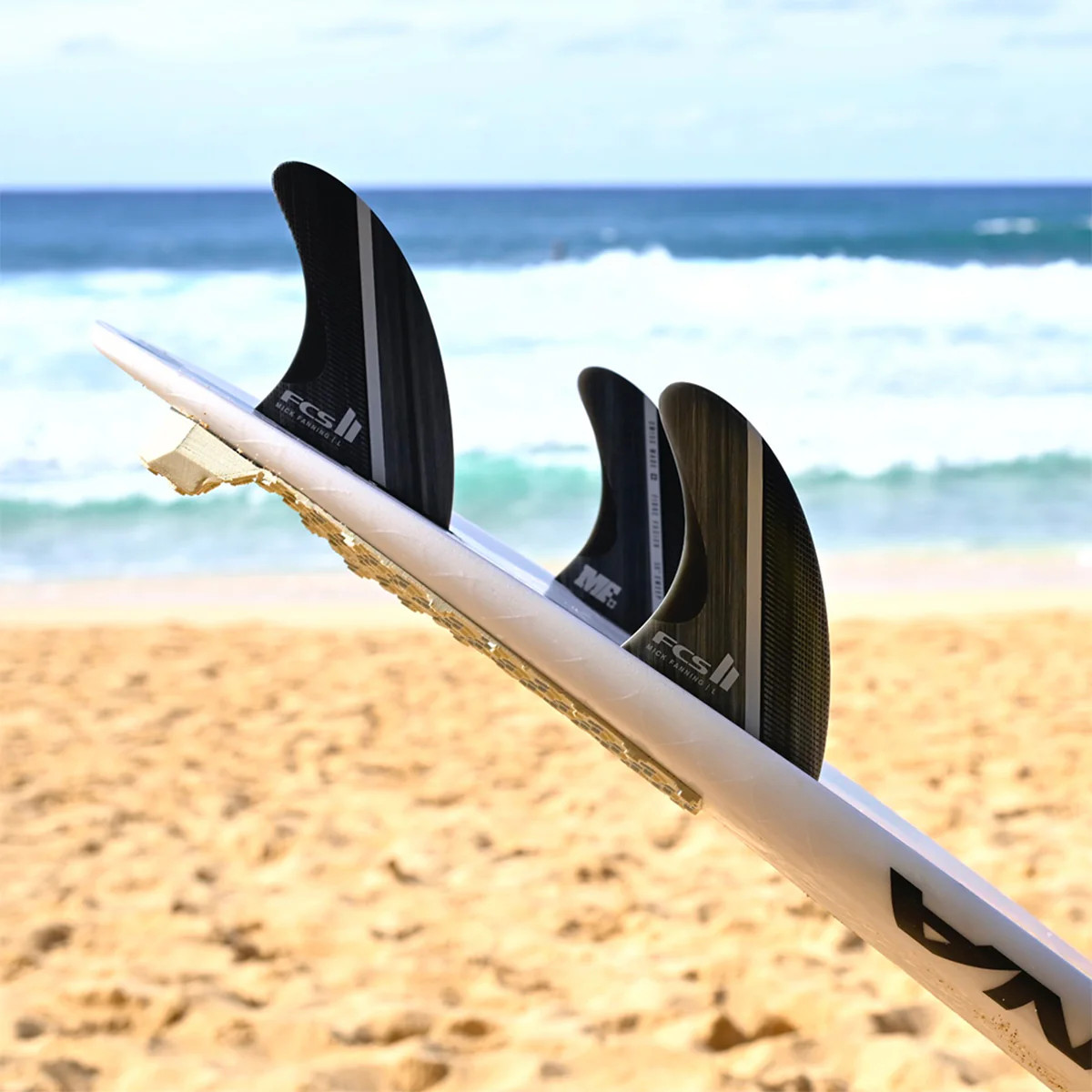 FCS II MF Mick Fanning Glass Fibre Fusion Tri Set - Smoke - USEDSURF